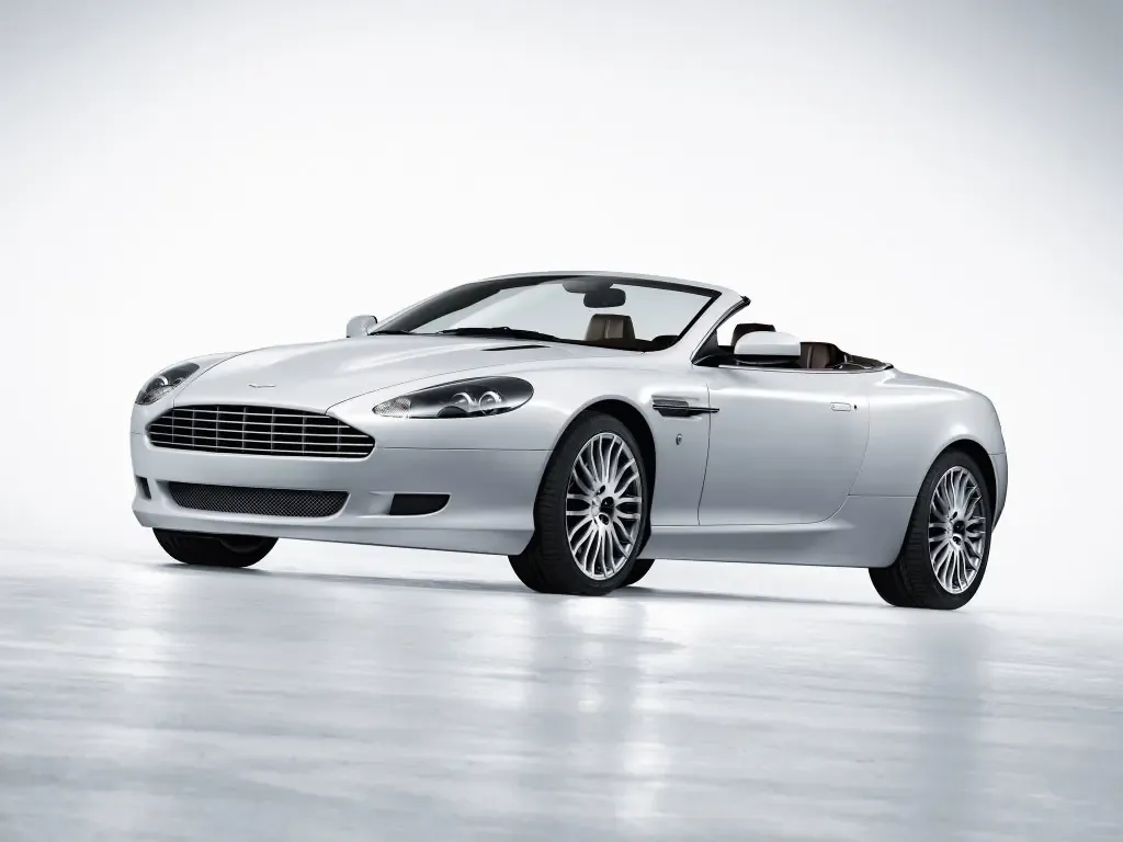 Aston Martin DB9 рестайлинг 2008, открытый кузов, 1 поколение (07.2008 - 09.2012)
