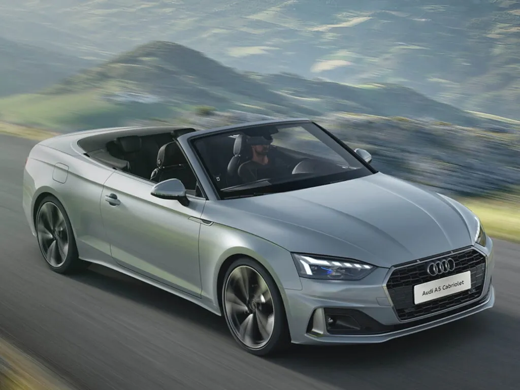 Audi A5 рестайлинг 2018, открытый кузов, 2 поколение, F5 (10.2018 - 07.2024)