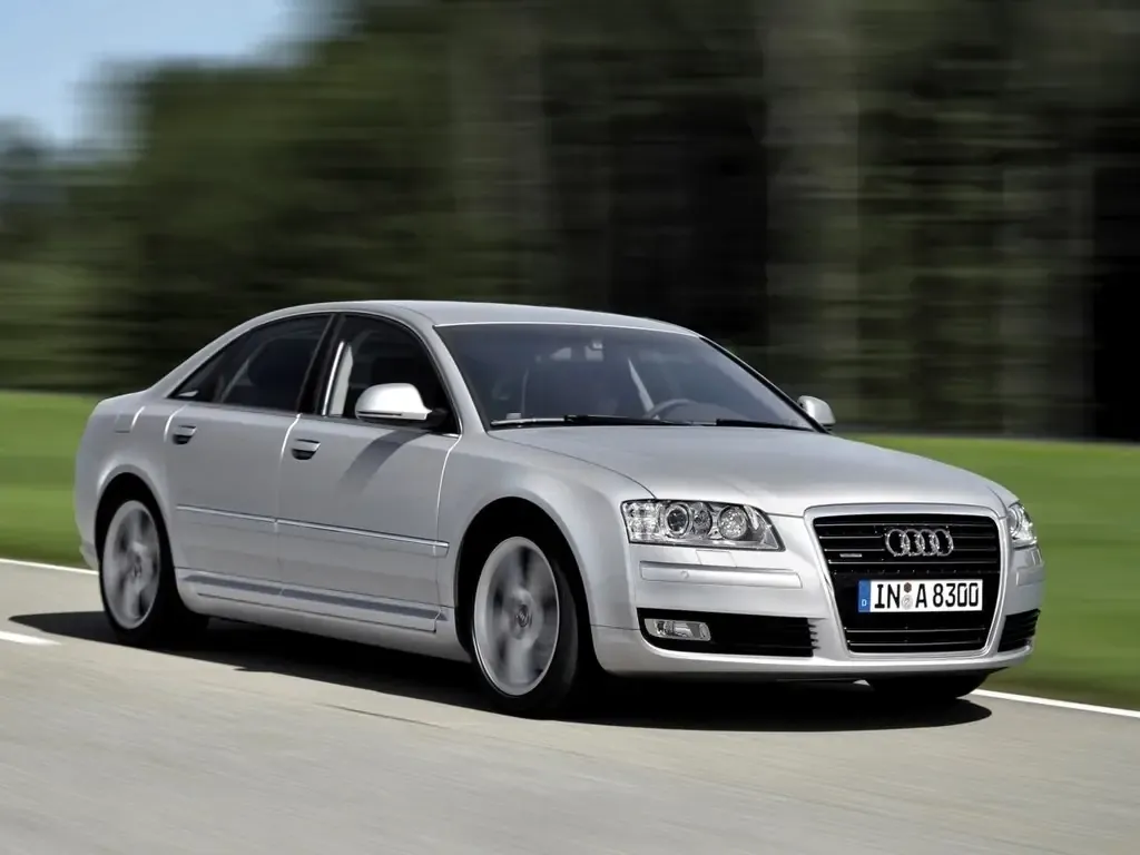 Audi A8 2-й рестайлинг 2007, седан, 2 поколение, D3 (09.2007 - 10.2009)