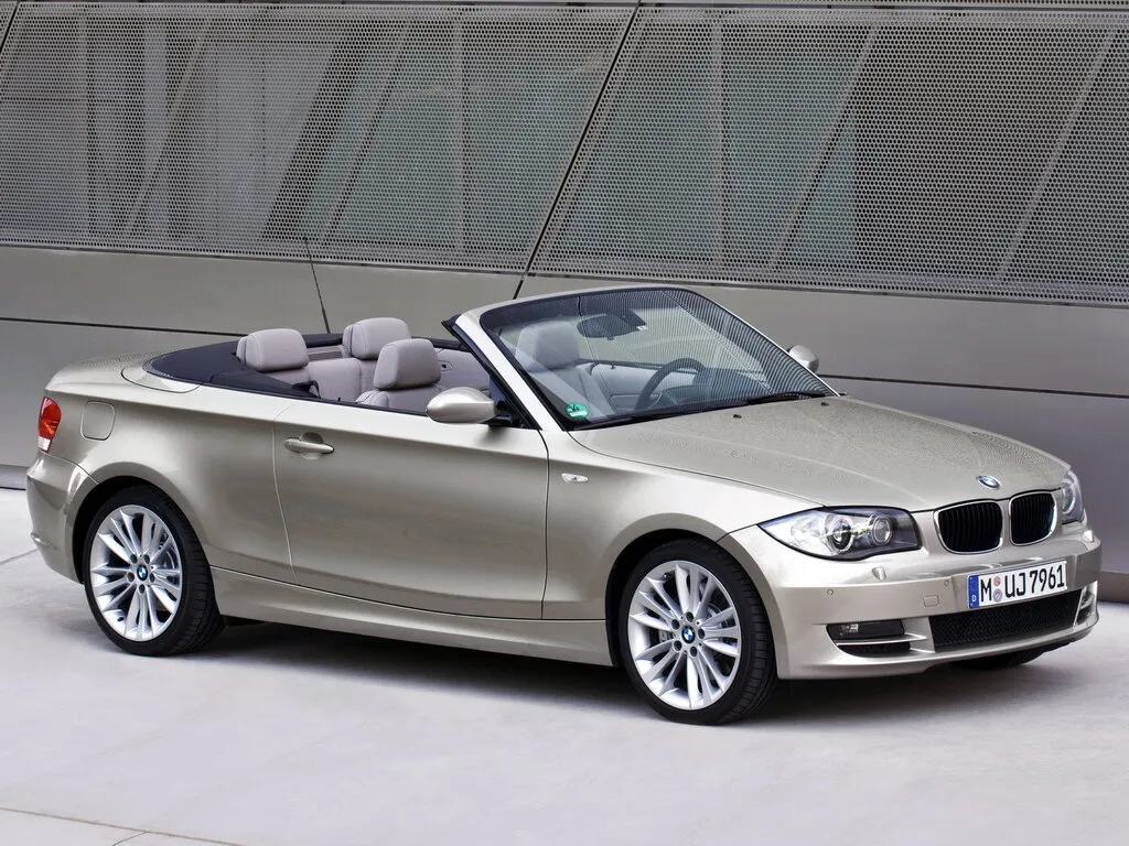 BMW 1-Series рестайлинг 2008, открытый кузов, 1 поколение, E88 (03.2008 - 09.2011)