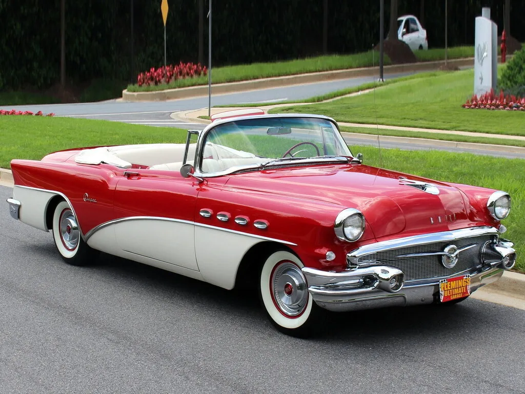 Buick Century 2-й рестайлинг 1955, открытый кузов, 2 поколение (11.1955 - 10.1956)