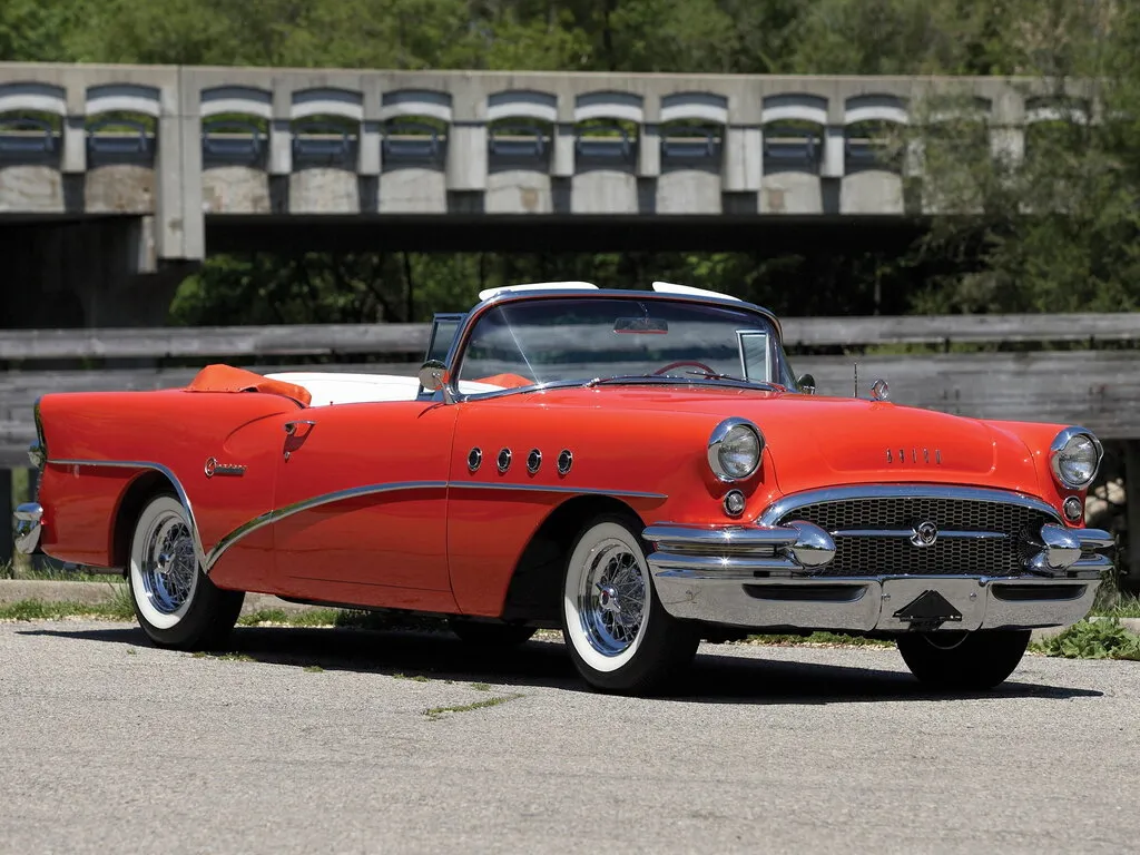 Buick Century рестайлинг 1954, открытый кузов, 2 поколение (11.1954 - 11.1955)