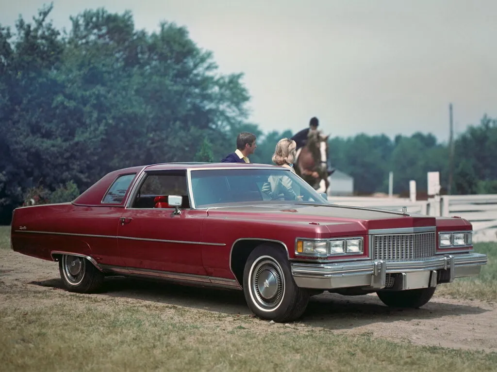 Cadillac DeVille 3-й рестайлинг 1974, купе, 6 поколение (10.1974 - 09.1976)