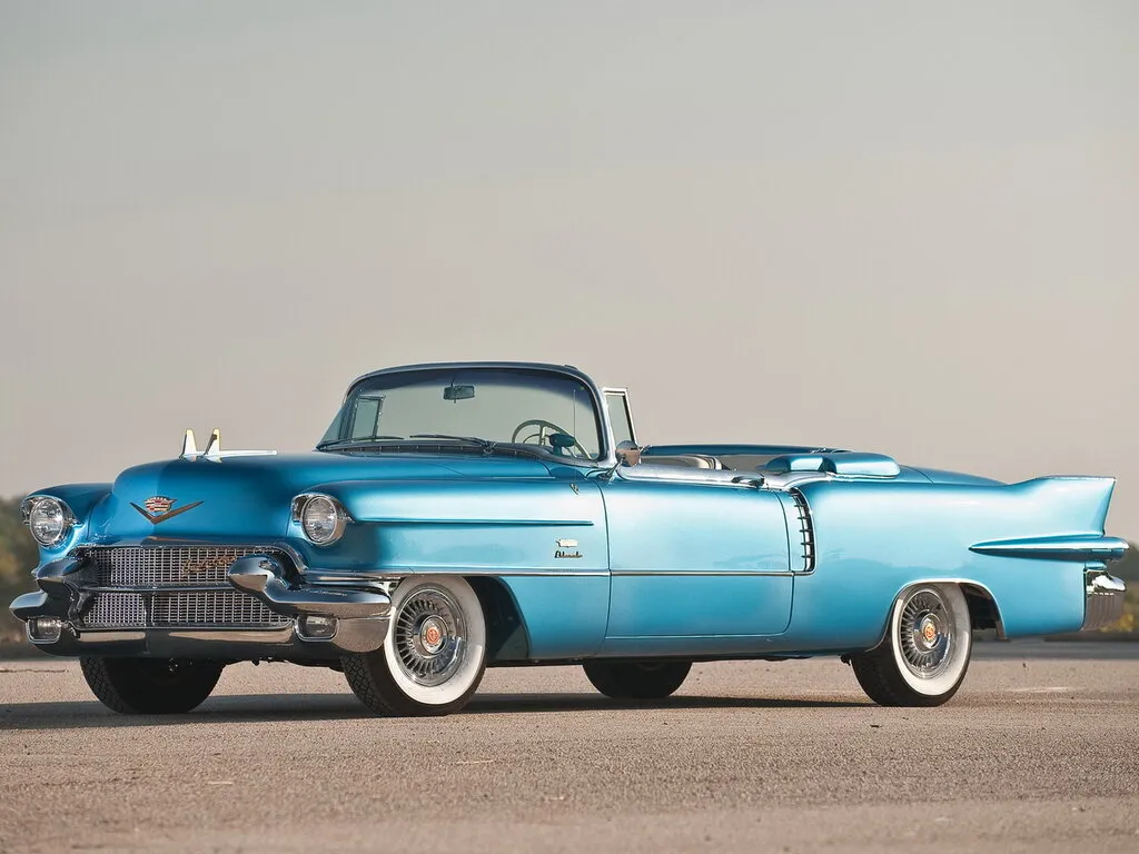 Cadillac Eldorado 2-й рестайлинг 1955, открытый кузов, 2 поколение (10.1955 - 10.1956)
