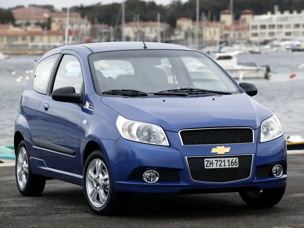 Chevrolet Aveo рестайлинг 2007, хэтчбек 3 дв., 1 поколение, T250 (09.2007 - 12.2011)
