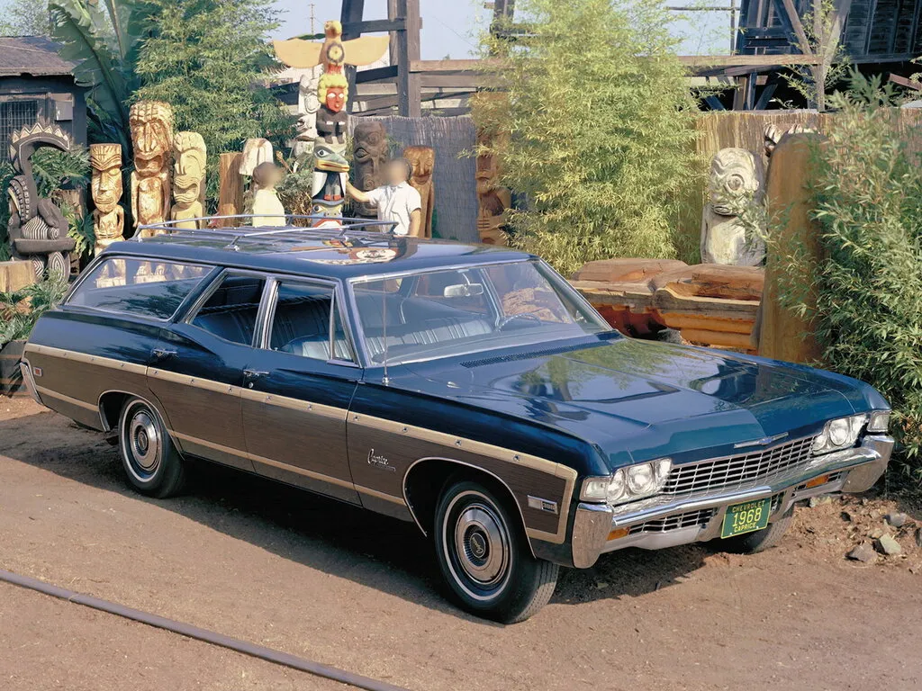Chevrolet Caprice 3-й рестайлинг 1967, универсал, 1 поколение (09.1967 - 09.1968)