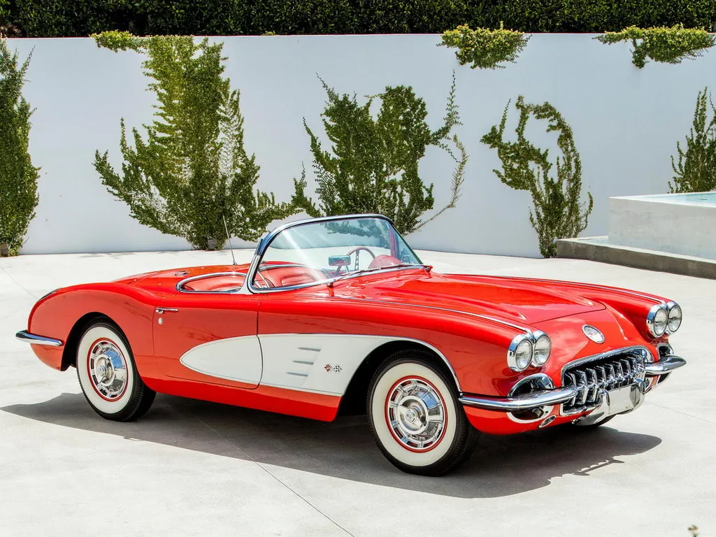 Chevrolet Corvette 2-й рестайлинг 1957, открытый кузов, 1 поколение, C1 (11.1957 - 07.1962)