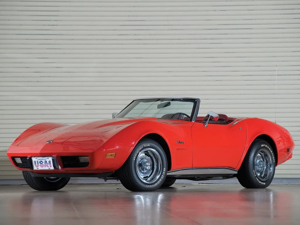Chevrolet Corvette 2-й рестайлинг 1972, открытый кузов, 3 поколение, C3 (08.1972 - 07.1975)