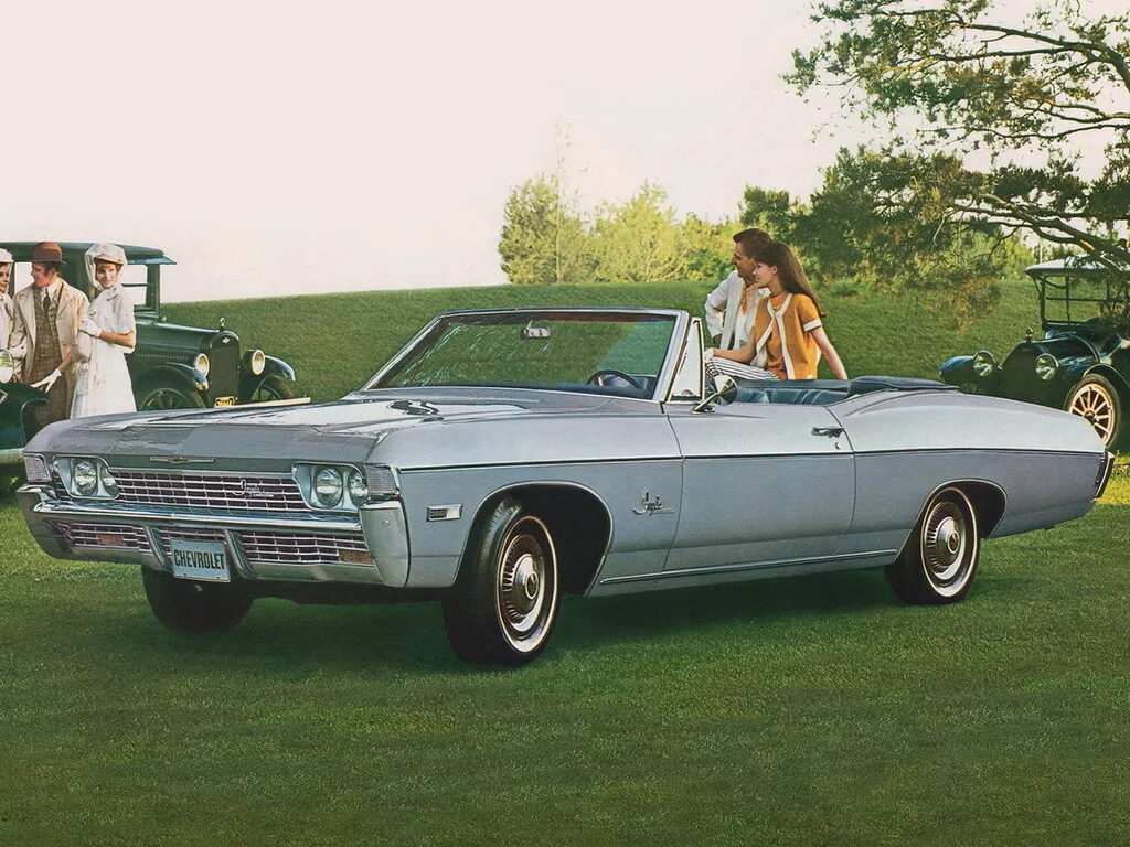 Chevrolet Impala 3-й рестайлинг 1967, открытый кузов, 4 поколение (10.1967 - 09.1968)