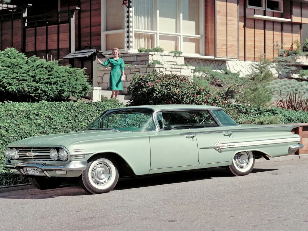 Chevrolet Impala рестайлинг 1959, седан, 2 поколение (10.1959 - 09.1960)