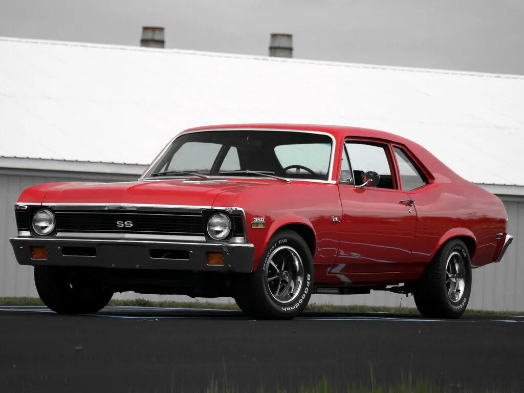 Chevrolet Nova рестайлинг 1969, купе, 3 поколение (09.1969 - 09.1972)