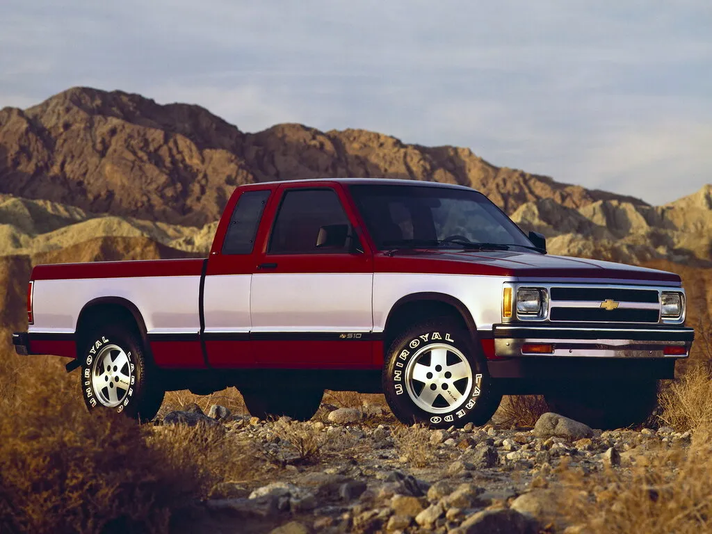 Chevrolet S10 рестайлинг 1990, пикап, 1 поколение (03.1990 - 03.1994)