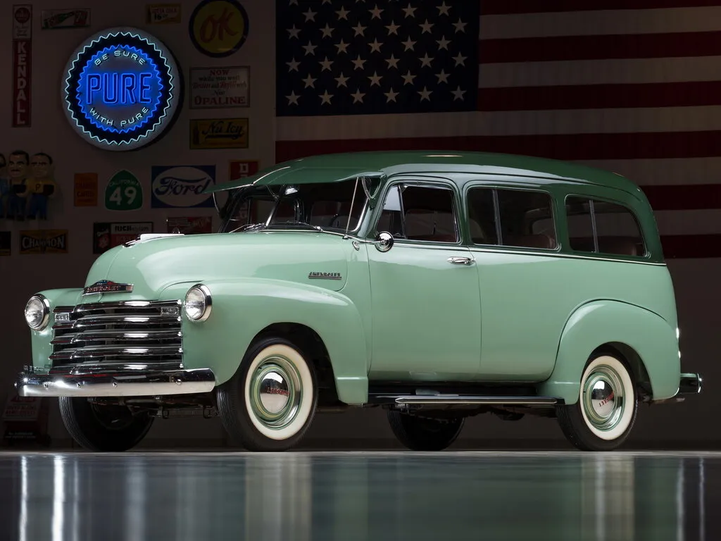 Chevrolet Suburban 1946, джип/suv 5 дв., 3 поколение (10.1946 - 10.1955)