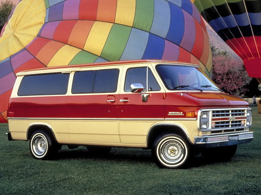 Chevrolet Van 2-й рестайлинг 1982, минивэн, 3 поколение (12.1982 - 11.1991)
