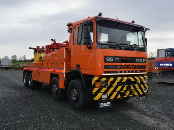 DAF 95 8x4 1987, шасси, 1 поколение (09.1987 - 01.1998)