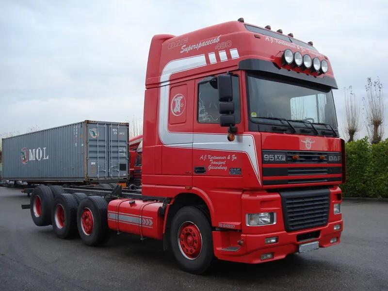 DAF XF 8x2 1997, шасси, 1 поколение, 95XF (06.1997 - 10.2002)
