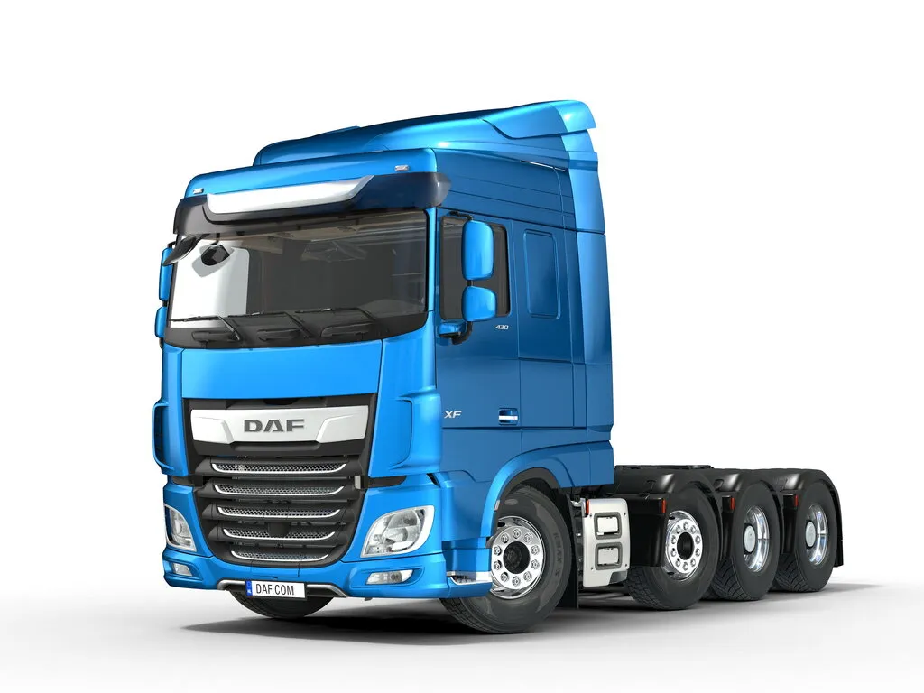 DAF XF 8x4 2013, шасси, 4 поколение (02.2013 - н.в.)