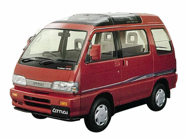 Daihatsu Atrai 2-й рестайлинг 1990, минивэн, 2 поколение, S82V/S83V (04.1990 - 12.1993)