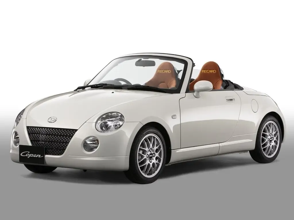 Daihatsu Copen 2002, открытый кузов, 1 поколение (06.2002 - 08.2012)