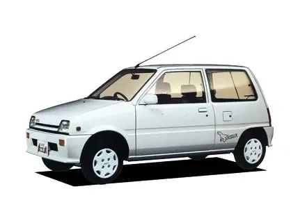Daihatsu Mira рестайлинг 1987, хэтчбек 3 дв., 2 поколение, L70/71 (08.1987 - 02.1990)