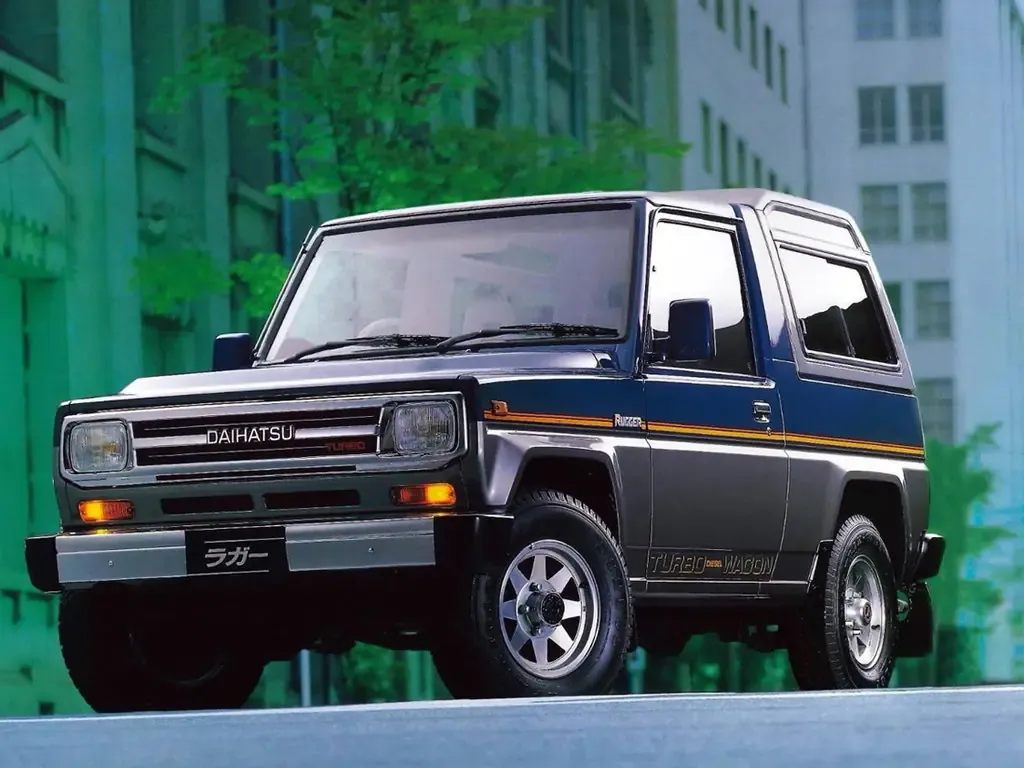 Daihatsu Rugger рестайлинг 1987, джип/suv 3 дв., 1 поколение (09.1987 - 10.1990)