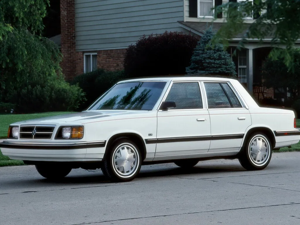 Dodge Aries рестайлинг 1984, седан, 1 поколение (10.1984 - 12.1988)