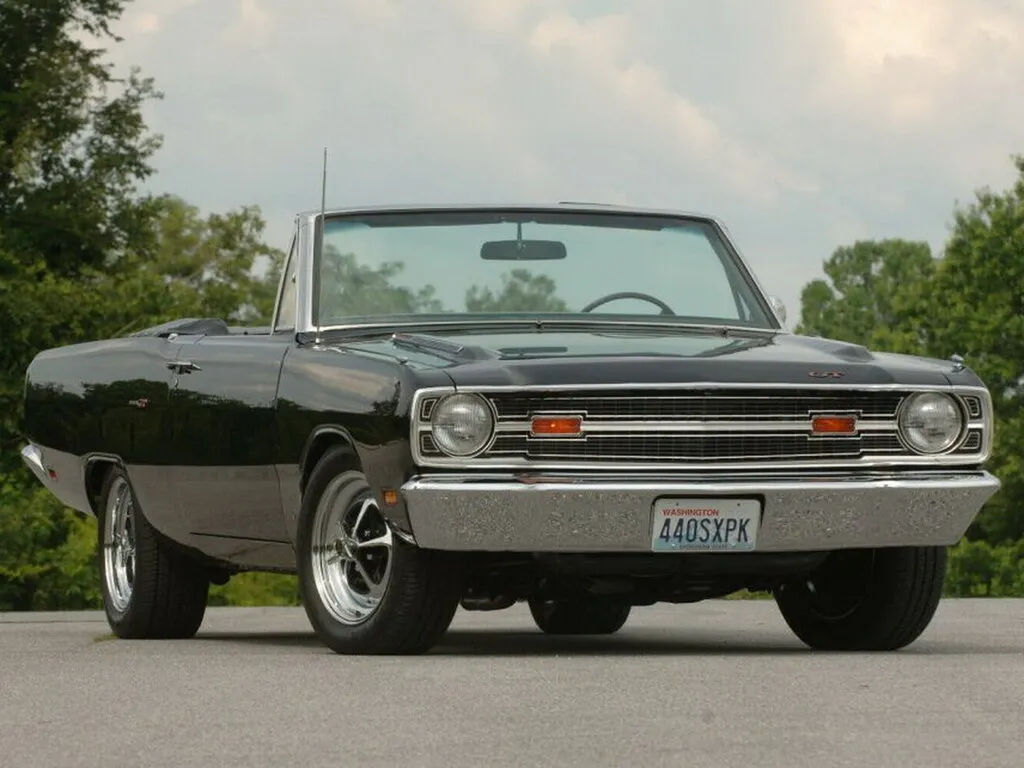 Dodge Dart 2-й рестайлинг 1968, открытый кузов, 4 поколение, CL (10.1968 - 09.1969)