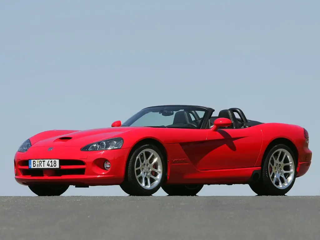 Dodge Viper 2002, открытый кузов, 3 поколение, ZB I (09.2002 - 01.2007)