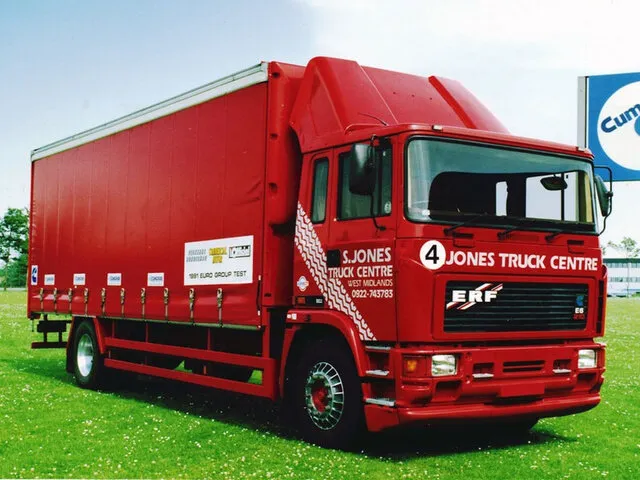 ERF E-Series рестайлинг 1990, шасси, 1 поколение (01.1990 - 01.1999)