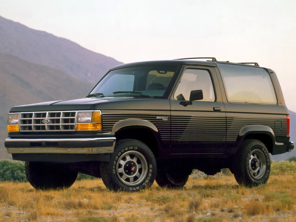 Ford Bronco II рестайлинг 1988, джип/suv 3 дв., 1 поколение, U14 (10.1988 - 09.1990)