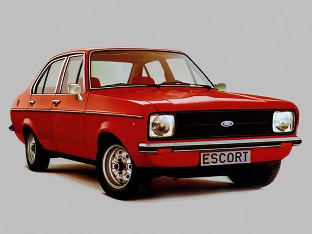 Ford Escort рестайлинг 1977, седан, 2 поколение (08.1977 - 08.1980)