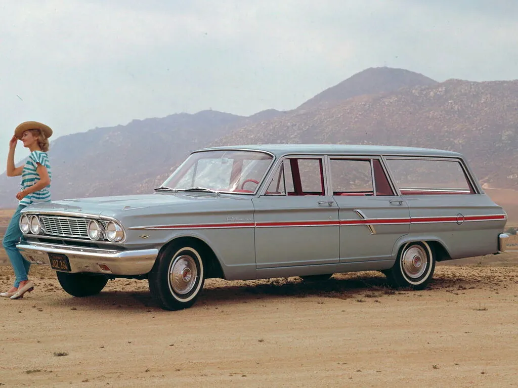 Ford Fairlane 2-й рестайлинг 1963, универсал, 4 поколение (09.1963 - 09.1964)