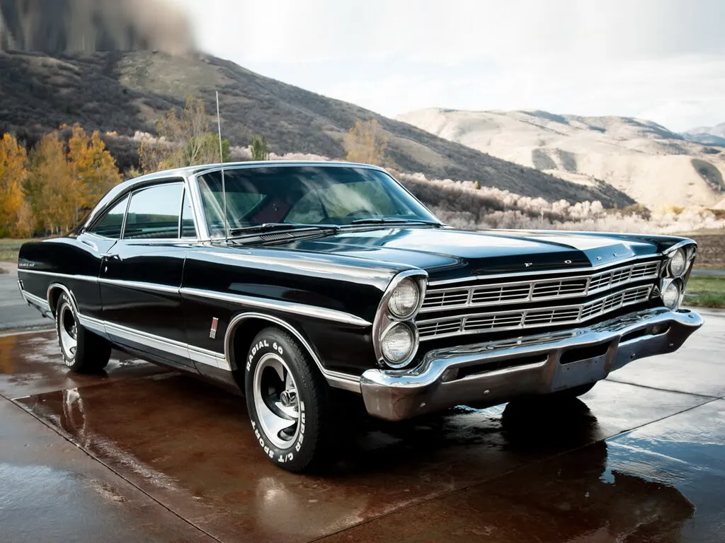 Ford Galaxie 2-й рестайлинг 1966, купе, 3 поколение (10.1966 - 09.1967)