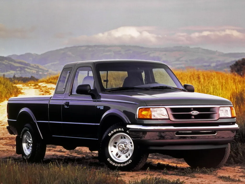 Ford Ranger рестайлинг 1995, пикап, 2 поколение (03.1995 - 07.1997)