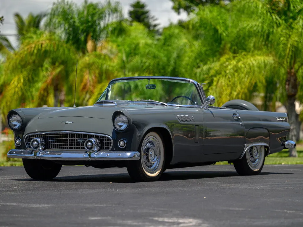 Ford Thunderbird рестайлинг 1955, открытый кузов, 1 поколение (09.1955 - 10.1956)