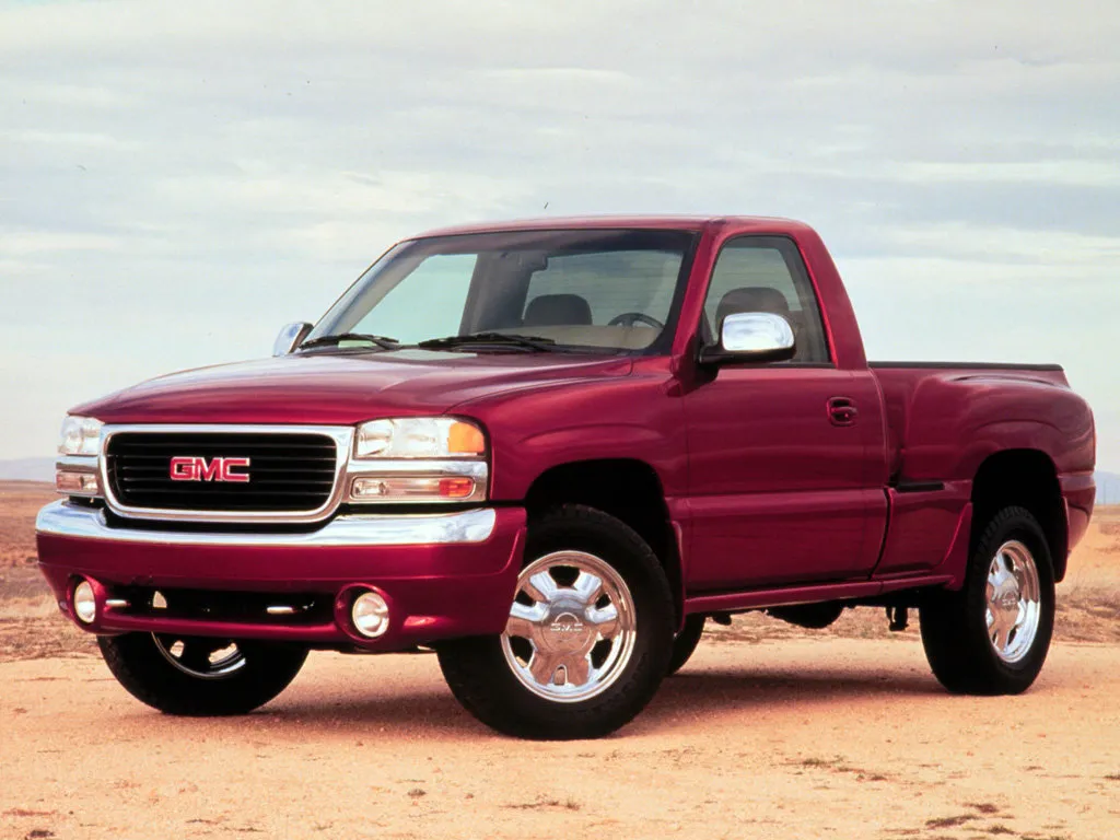 GMC Sierra 1998, пикап, 3 поколение, GMT800 (02.1998 - 01.2007)