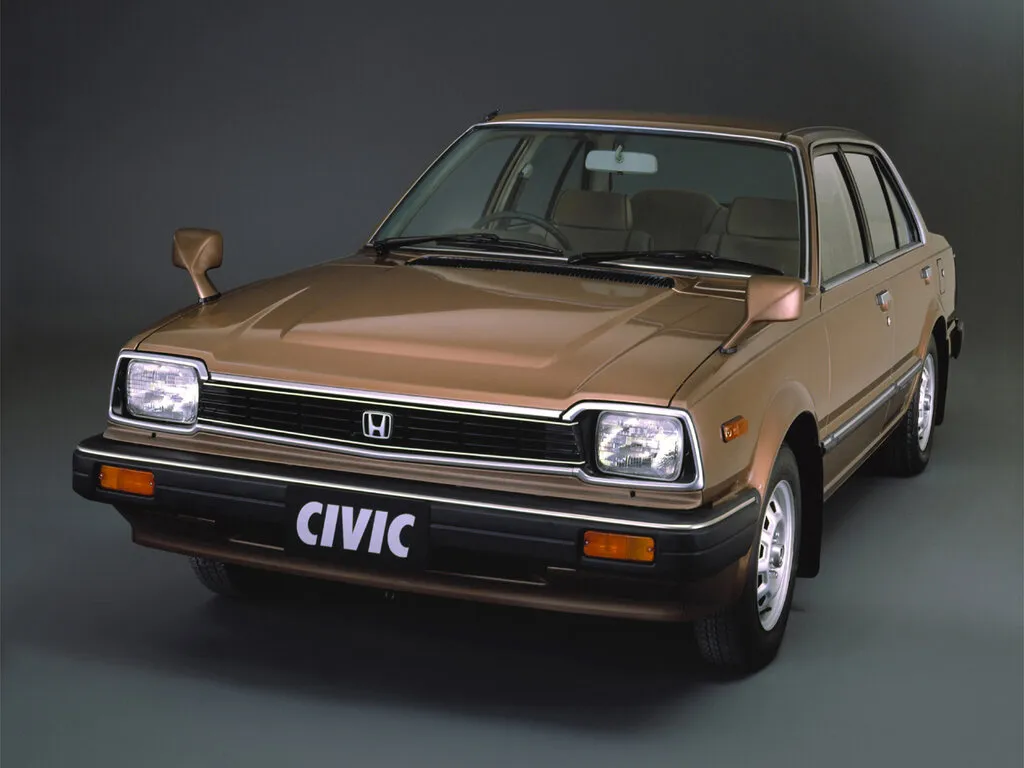 Honda Civic рестайлинг 1981, седан, 2 поколение (10.1981 - 09.1983)