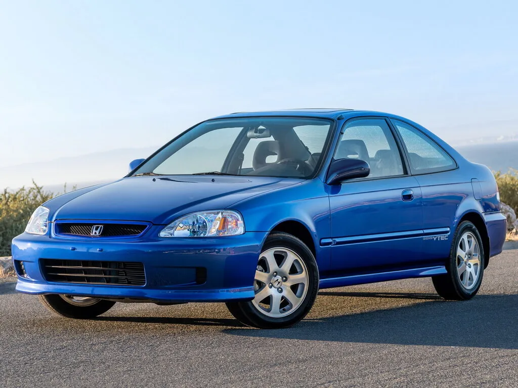 Honda Civic рестайлинг 1998, купе, 6 поколение, EJ (01.1998 - 08.2000)