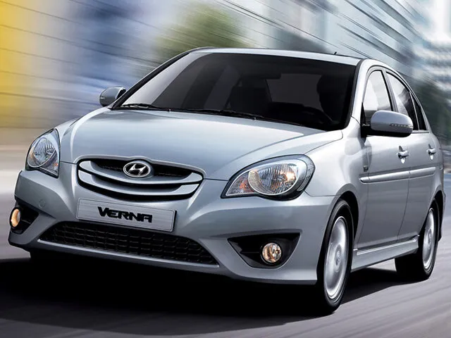 Hyundai Verna рестайлинг 2009, седан, 2 поколение, MC (06.2009 - 04.2010)