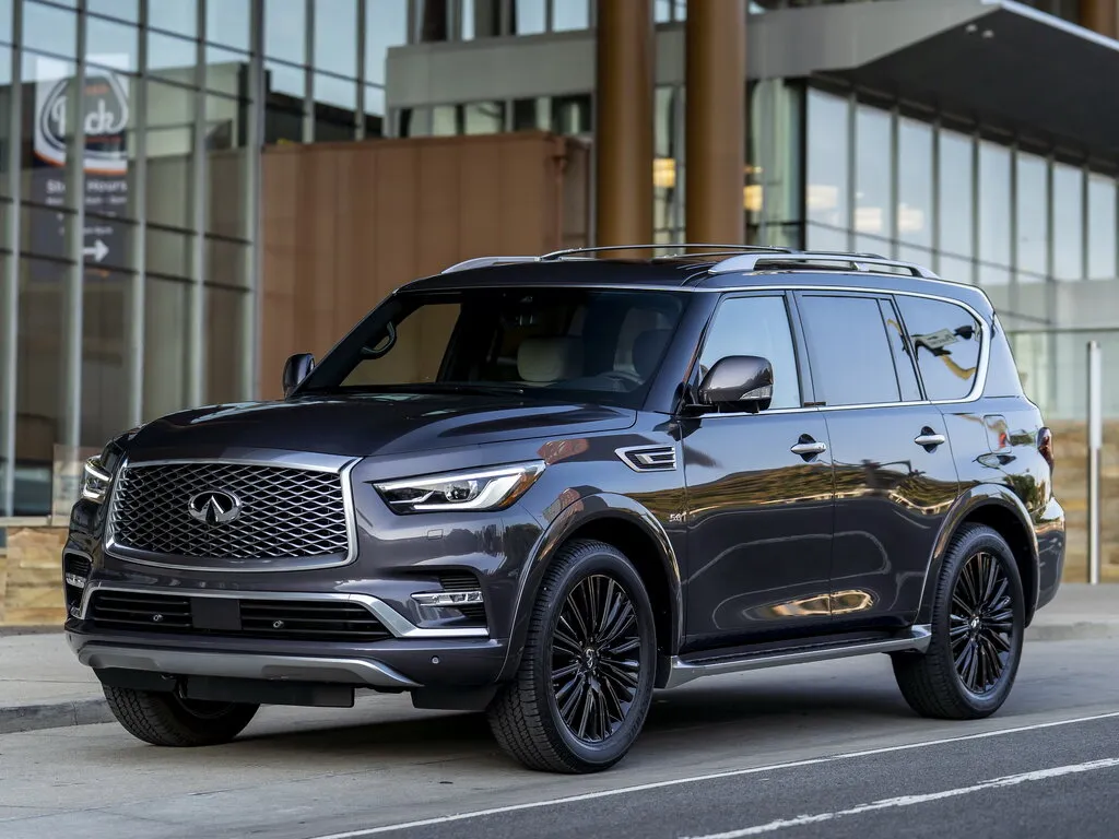 Infiniti QX80 2-й рестайлинг 2017, джип/suv 5 дв., 1 поколение (11.2017 - 07.2024)