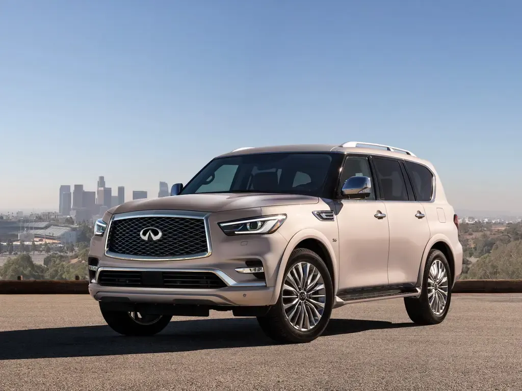 Infiniti QX80 2-й рестайлинг 2017, джип/suv 5 дв., 1 поколение (11.2017 - 11.2022)