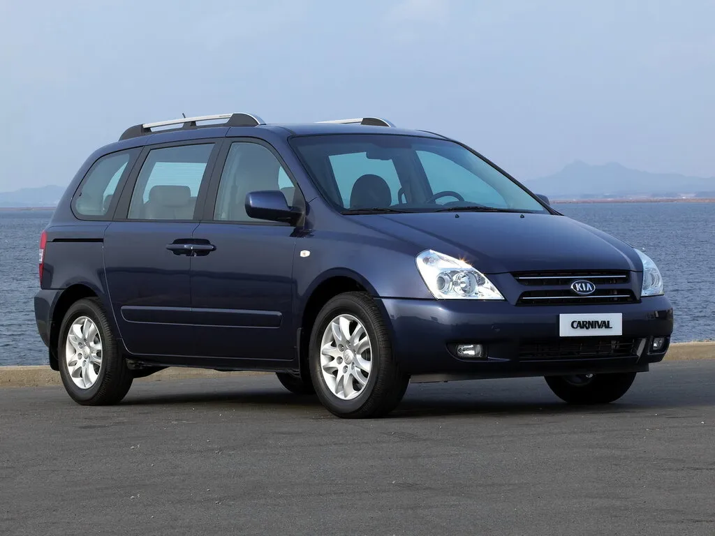 Kia Carnival 2005, минивэн, 2 поколение, VQ (07.2005 - 01.2010)