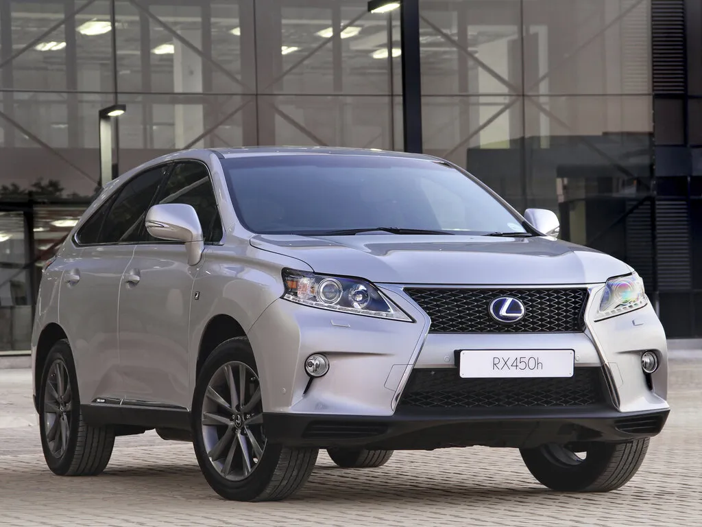 Lexus RX450h рестайлинг 2012, джип/suv 5 дв., 3 поколение, AL10 (03.2012 - 10.2015)