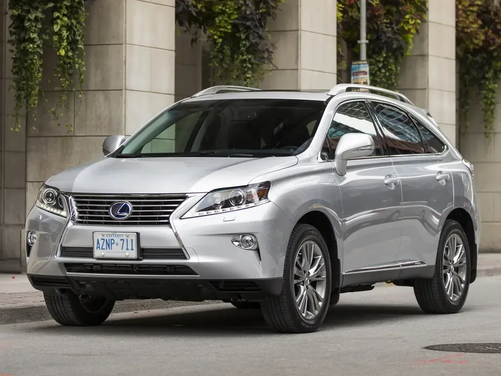 Lexus RX450h рестайлинг 2012, джип/suv 5 дв., 3 поколение, AL10 (03.2012 - 12.2015)