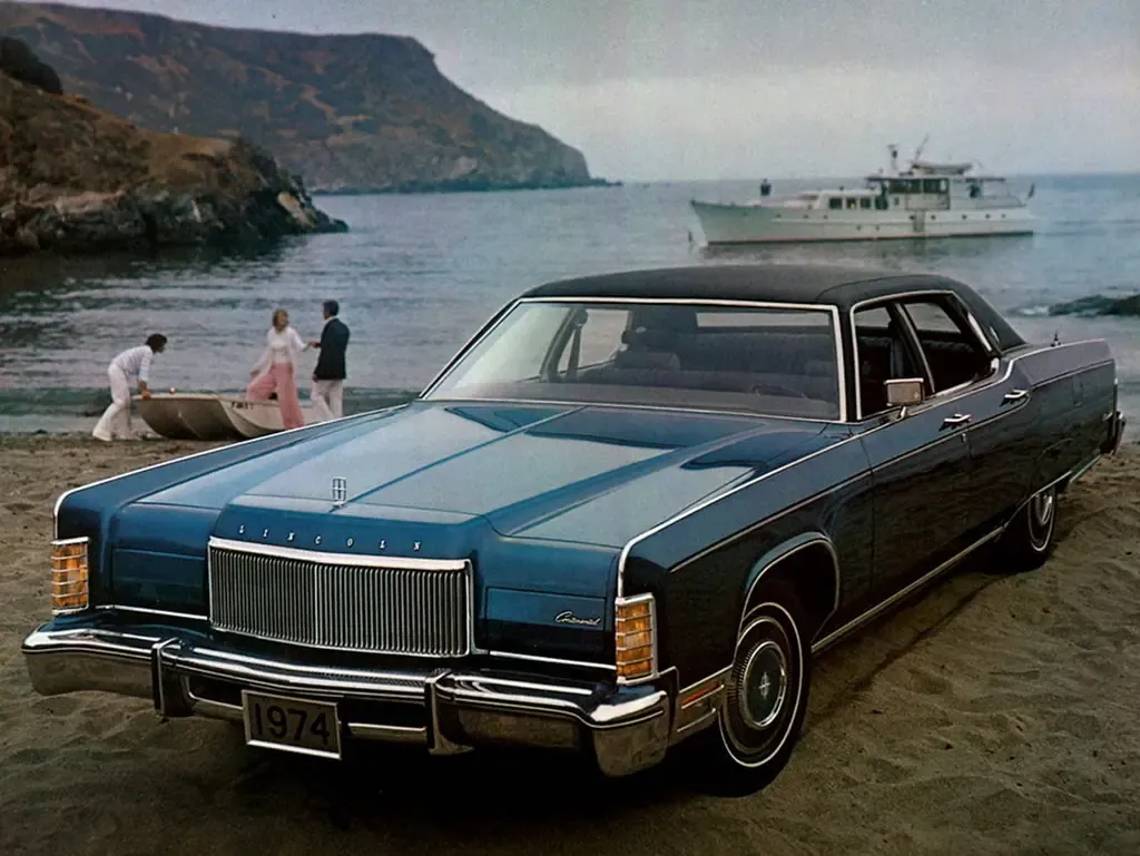 Lincoln Continental 2-й рестайлинг 1973, седан, 5 поколение (09.1973 - 08.1974)