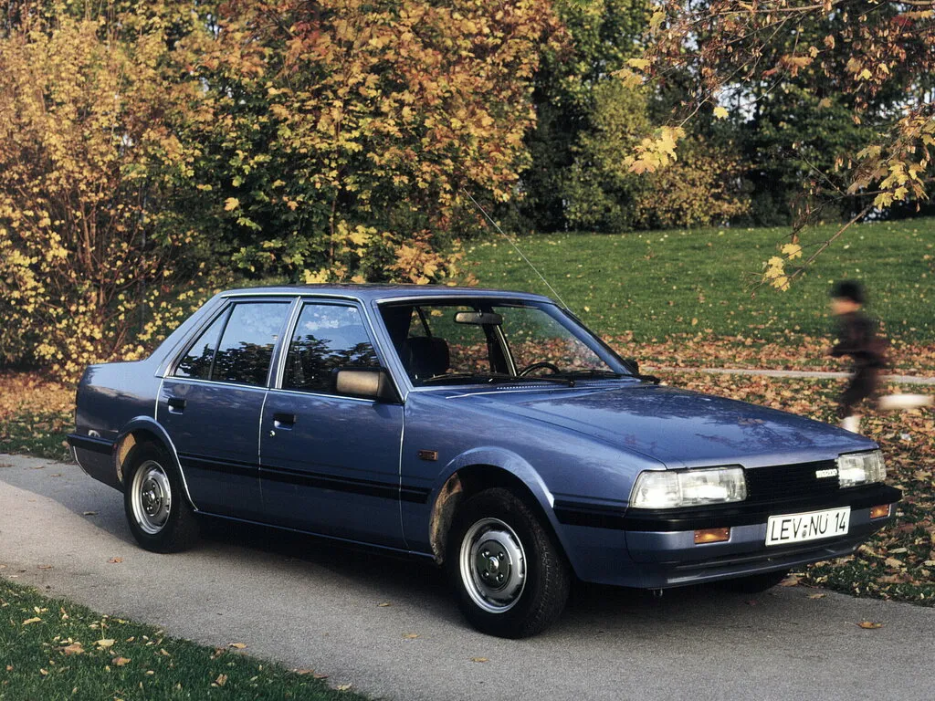 Mazda 626 рестайлинг 1985, седан, 2 поколение, GC (05.1985 - 03.1987)