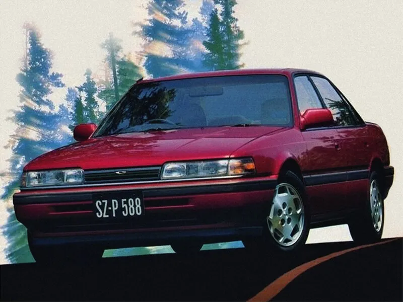 Mazda Capella рестайлинг 1989, седан, 5 поколение, GD (06.1989 - 07.1994)