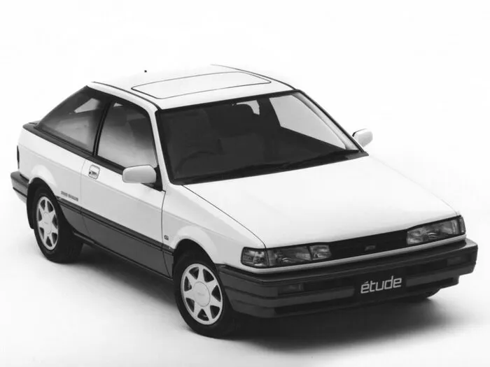 Mazda Etude 1987, хэтчбек 3 дв., 1 поколение, BFMP/BFSP (01.1987 - 01.1990)