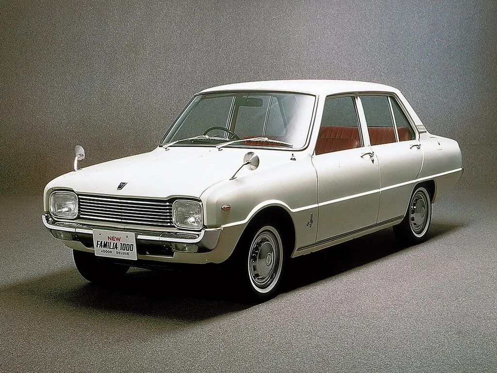 Mazda Familia 1967, седан, 2 поколение (11.1967 - 04.1970)