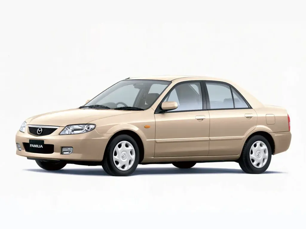 Mazda Familia рестайлинг 2000, седан, 9 поколение, BJ (10.2000 - 08.2003)